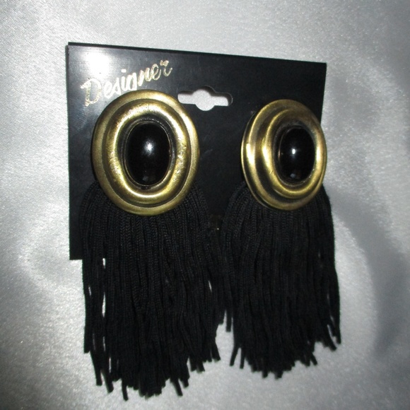 DESIGNER EARRINGS AND TASSEL BROOCH - NWT - Picture 5 of 5